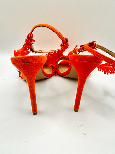 Shoe Size 7.5 Banana Republic Orange Leather Sandals