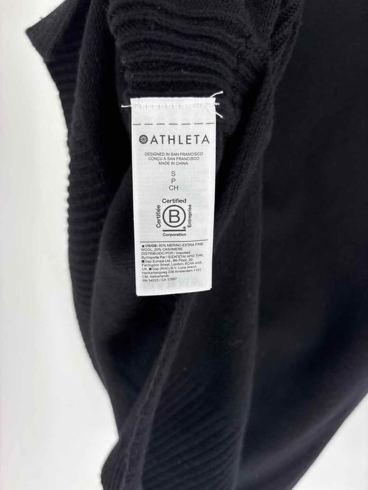 Size S Athleta Black Knit Sweater