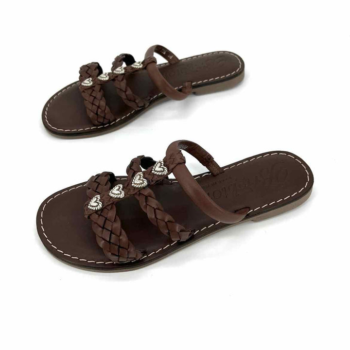 Shoe Size 7.5 BRIGHTON Brown Leather Sandals