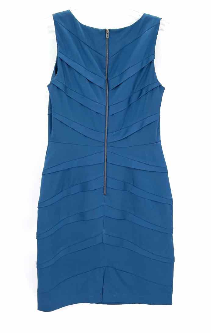 Size 8 Adrianna Papell Blue Dress