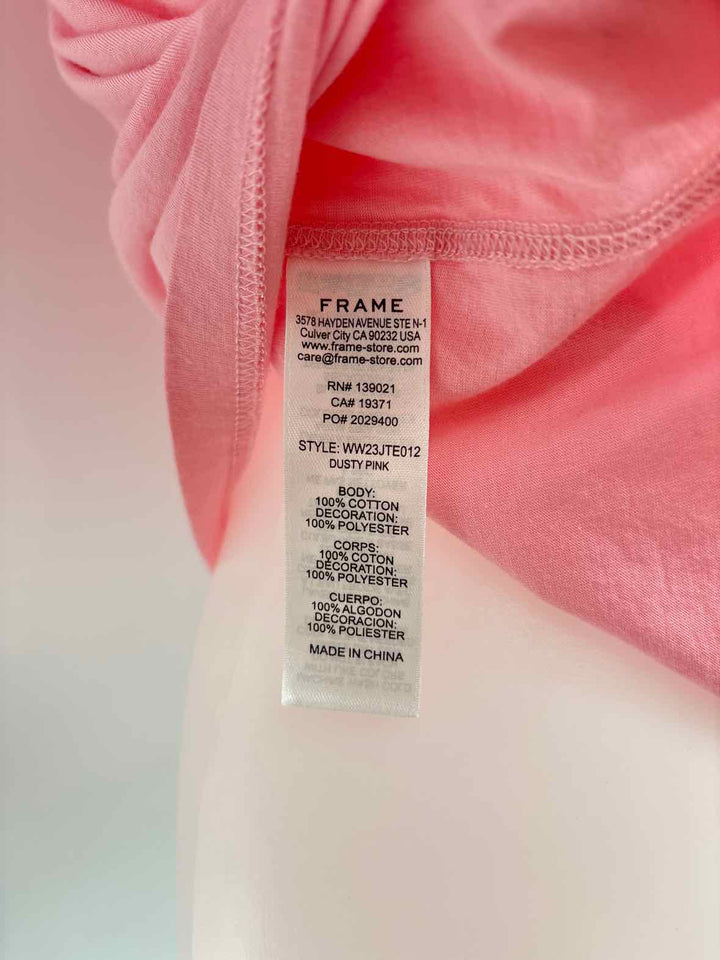 Size S FRAME Pink Shirt