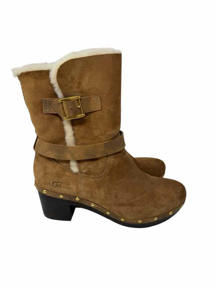 Shoe Size 10 Ugg Tan Suede Boots