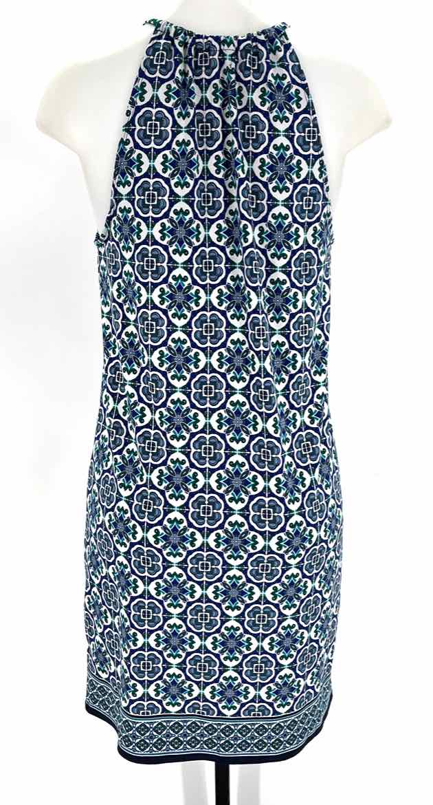 Size S MAX STUDIO Blue Print Dress