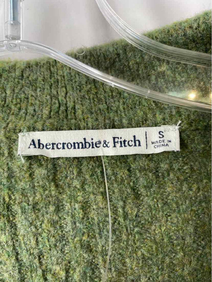 Size S Abercrombie Green Knit Cardigan