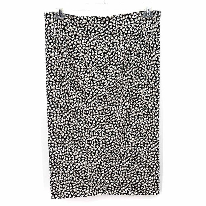 Size L Vince Camuto Black Print Skirt