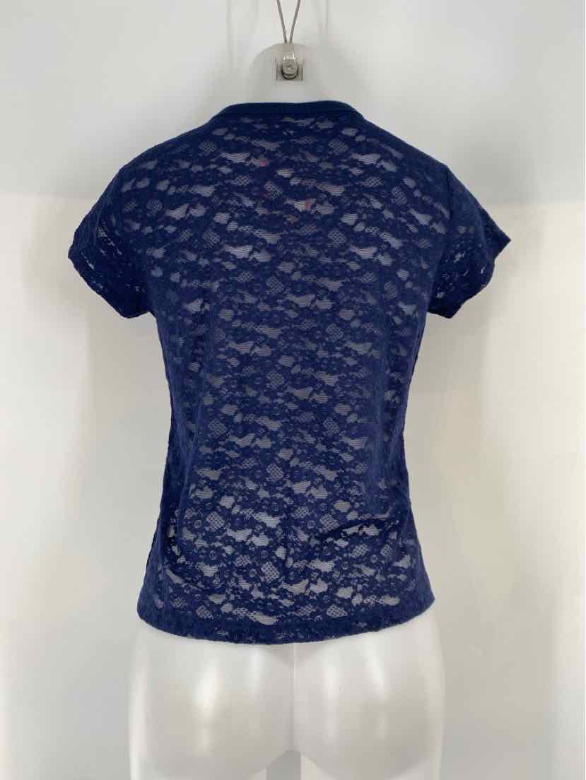 Size S AERIE Navy Lace Shirt