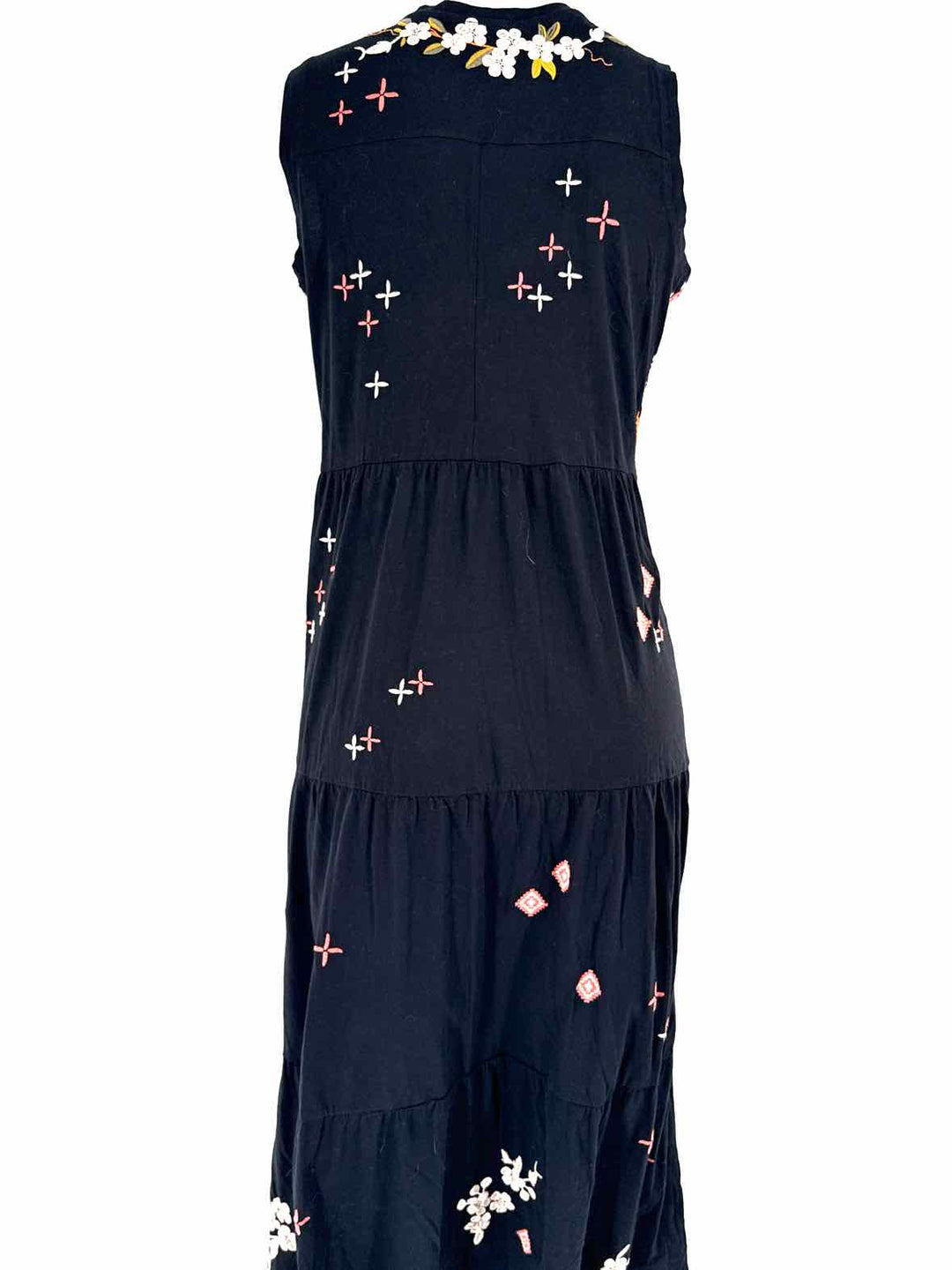 Size M Johnny Was Black Dress