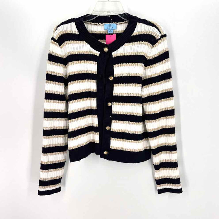 Size L CECE Multi-Color Knit Sweater