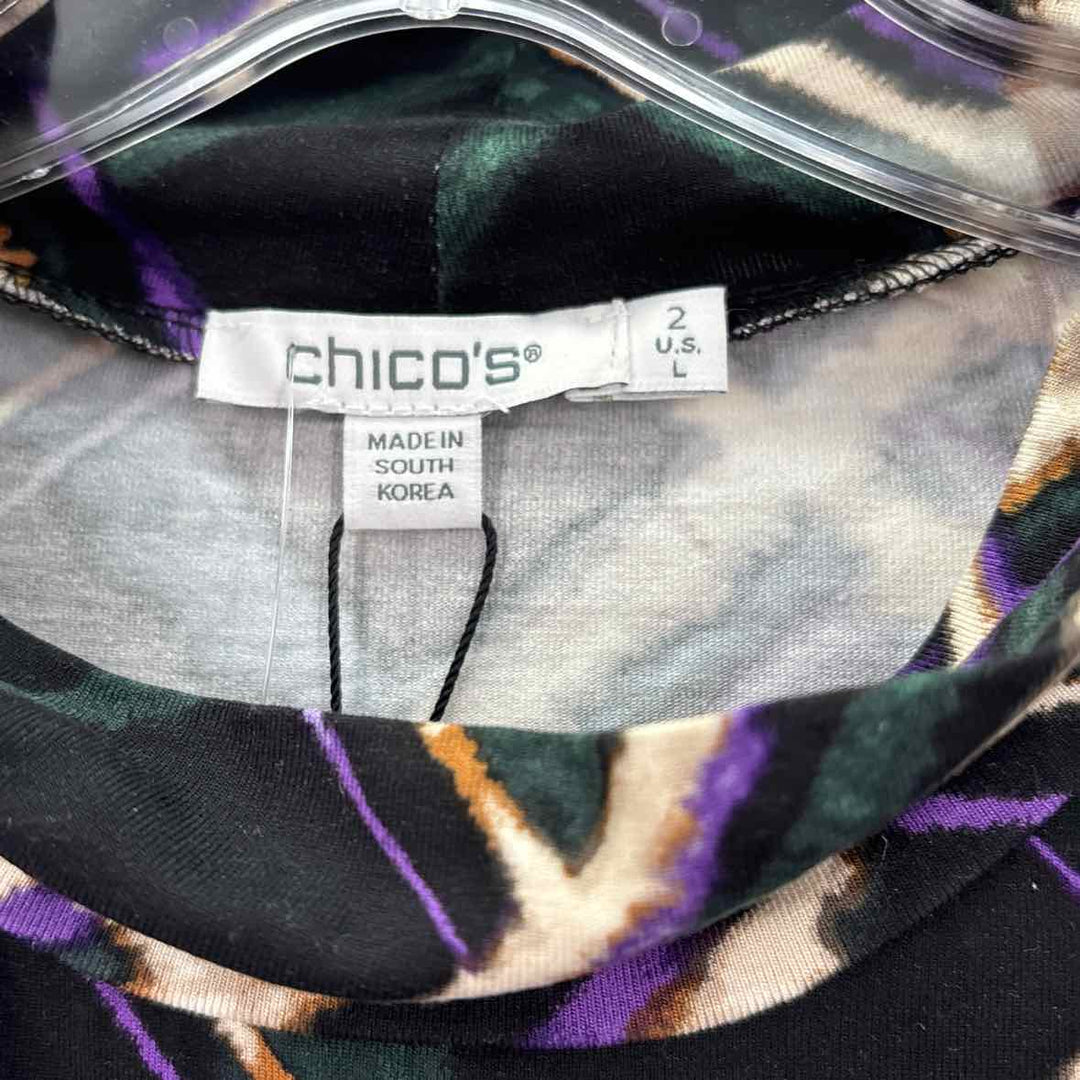 Size 2 Chico's Black Shirt