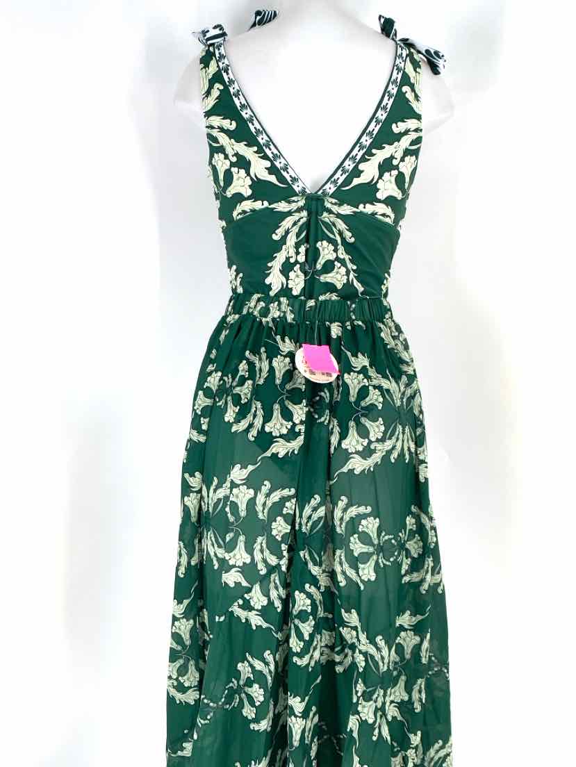 Size L Green Print Swimsuit