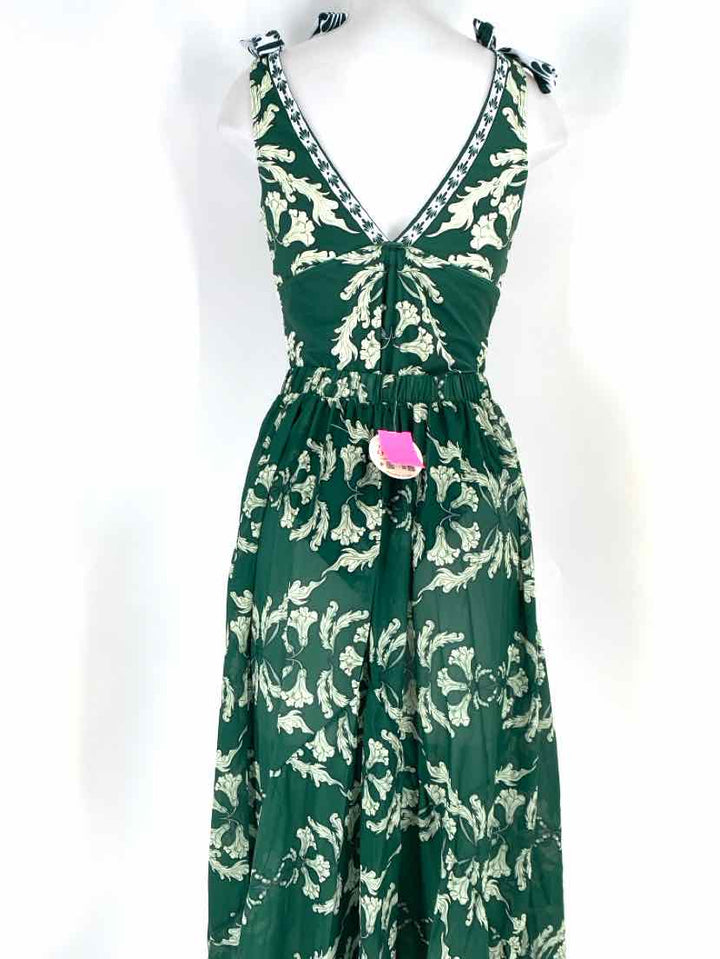 Size L Green Print Swimsuit