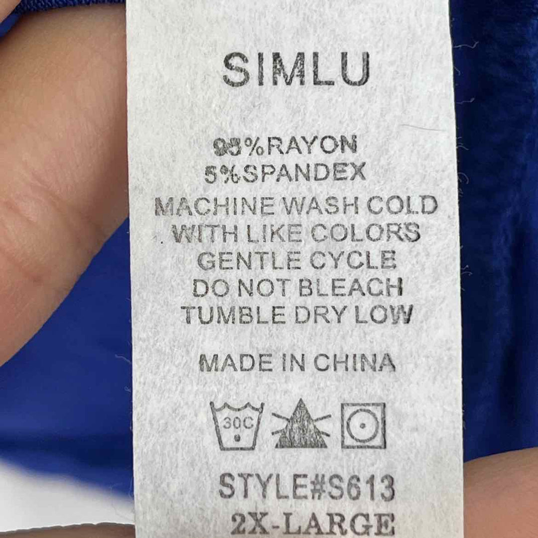 Size 2X SABINA Blue Sweater