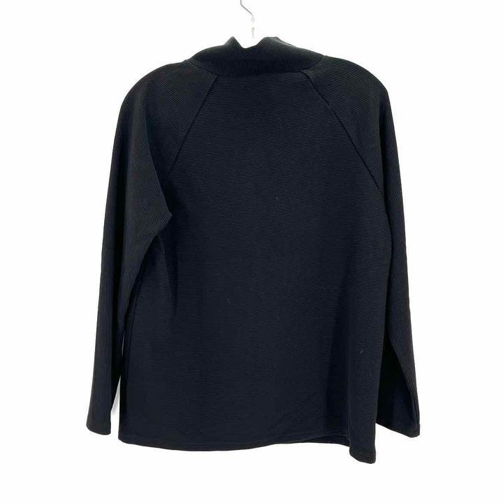 Size M Andrew Marc Black Knit Shirt