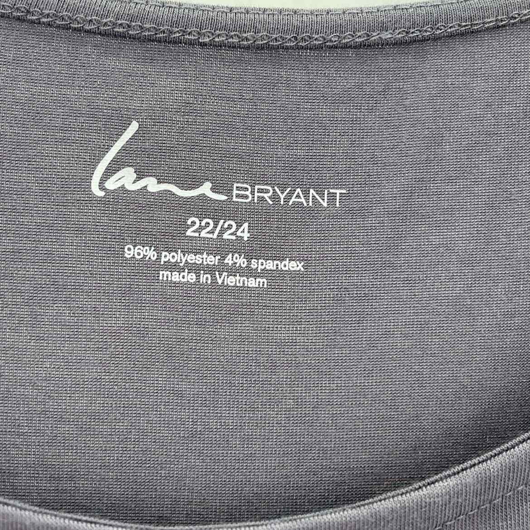 Size 22/24 LANE BRYANT Charcoal Knit Shirt