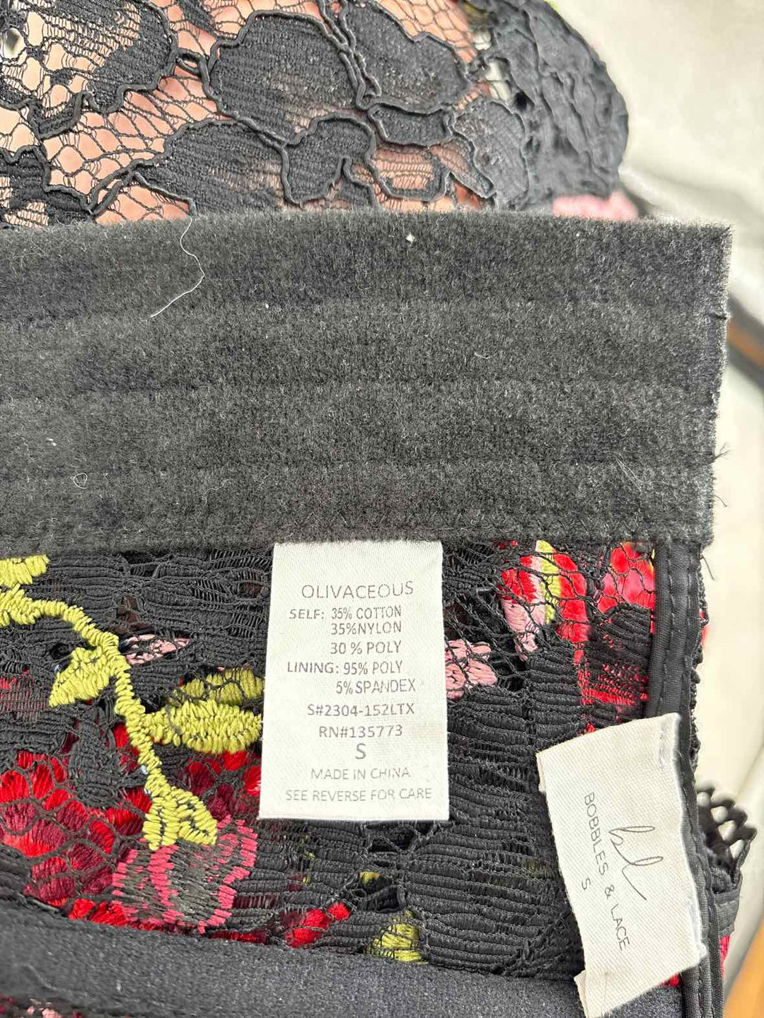 Size S Black Bra