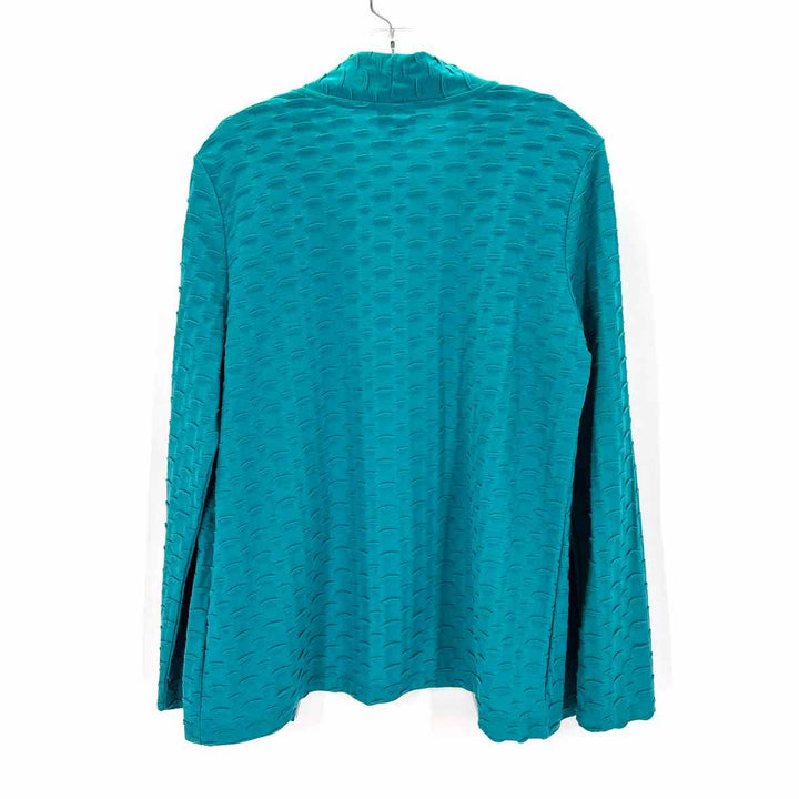 Size L KIM ROGERS Teal Jacket