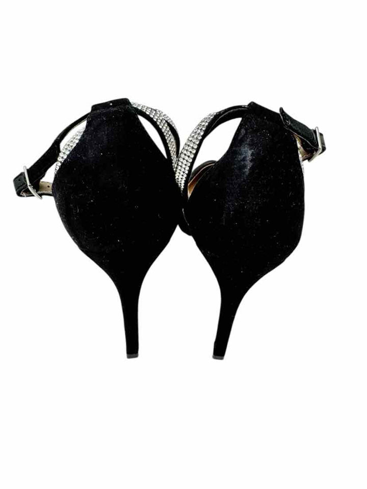 Shoe Size 9.5 UNISA Black Rhinestone Pumps