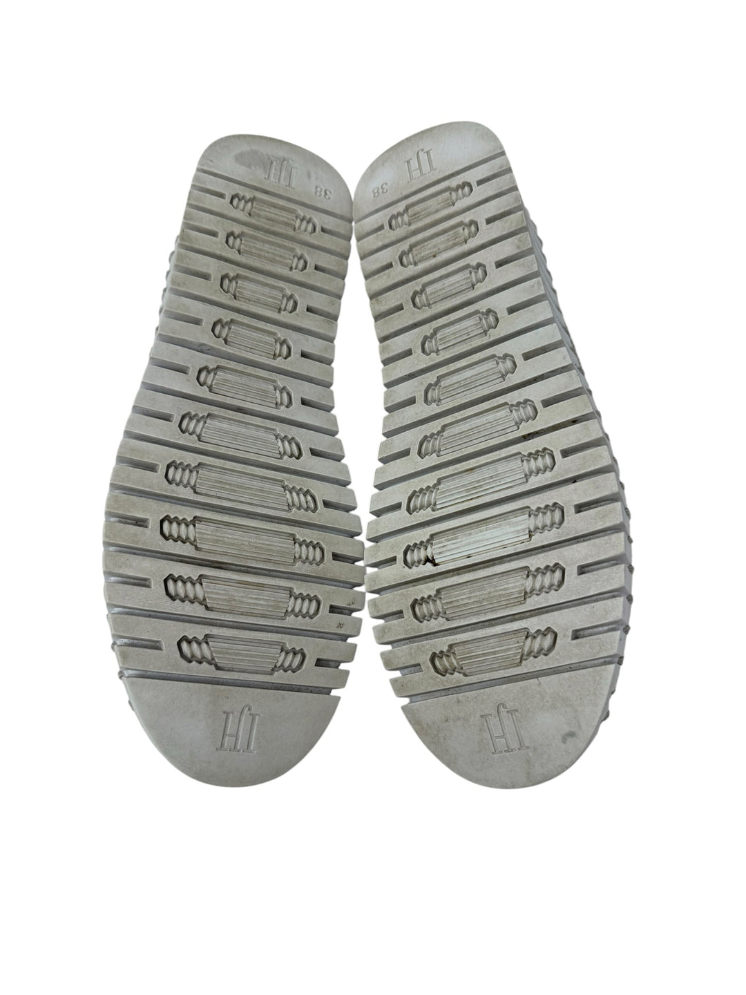 Shoe Size 38 ILSE JACOBSEN gray print Loafers