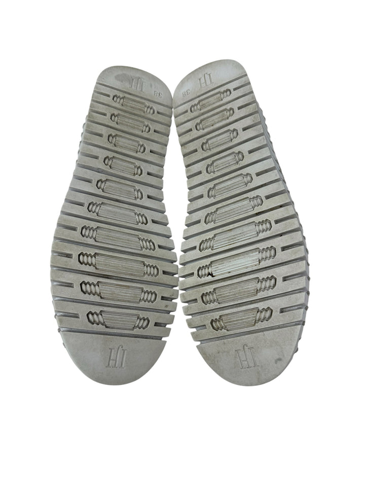 Shoe Size 38 ILSE JACOBSEN gray print Loafers