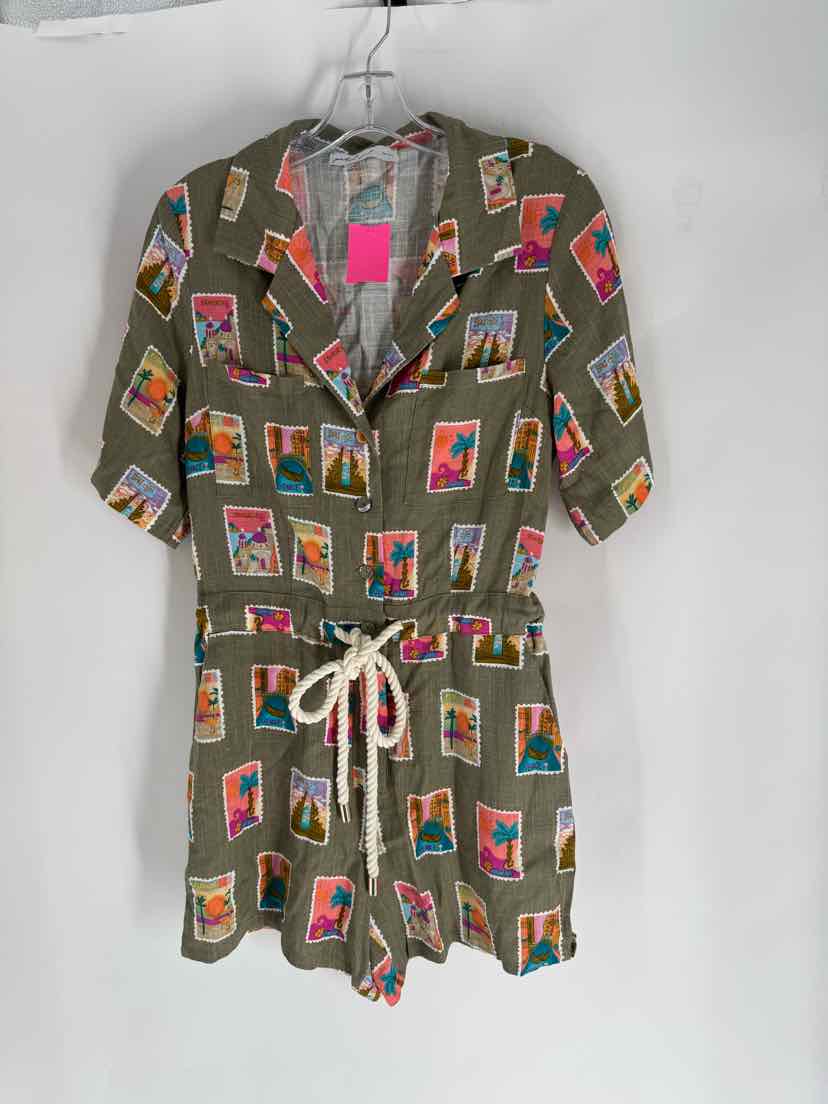 Size S Multi-Color Romper