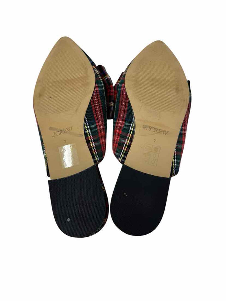 Shoe Size 7 J Crew Multi-Color Flats