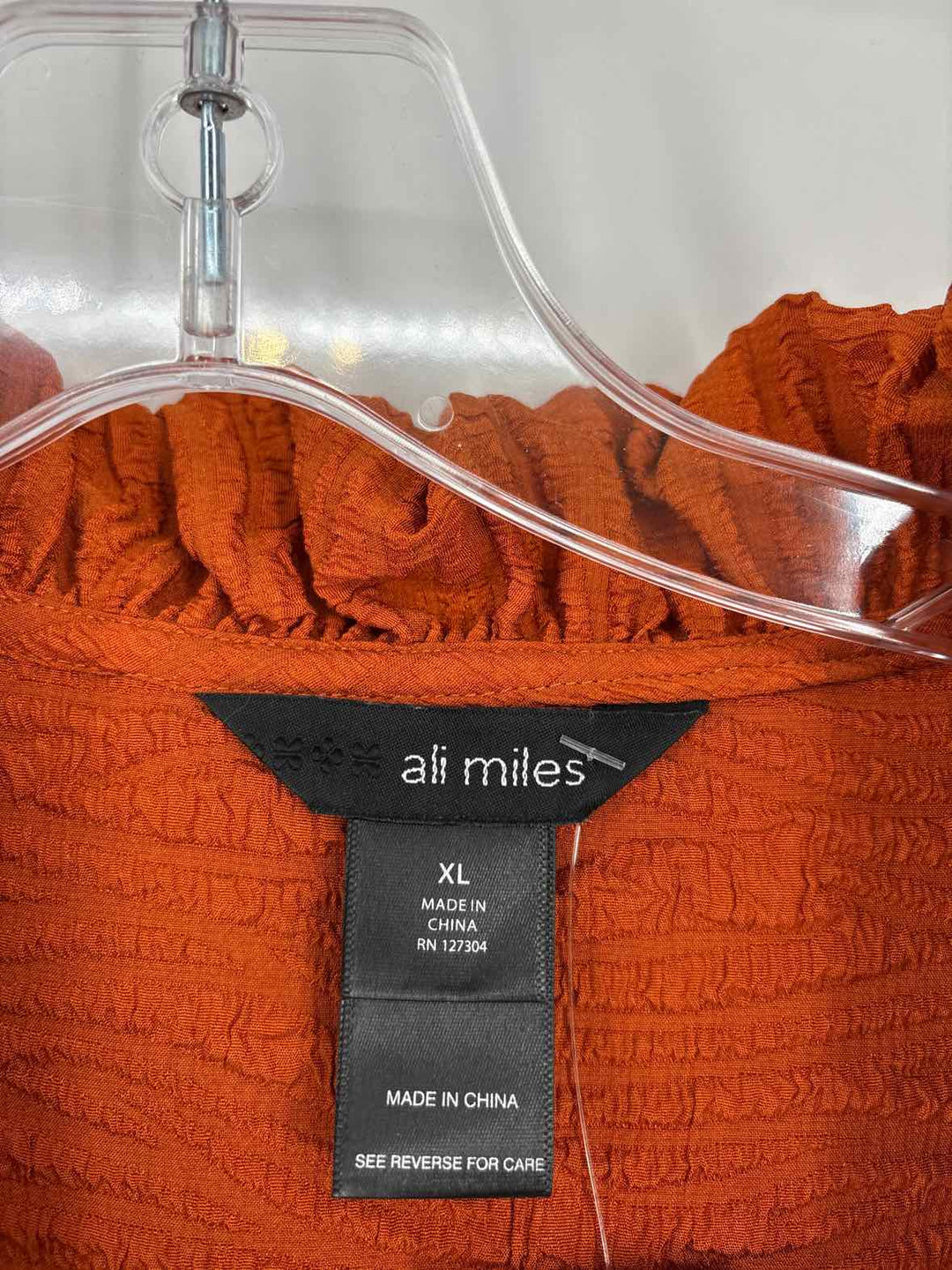 Size XL ALI MILES Orange Blazer