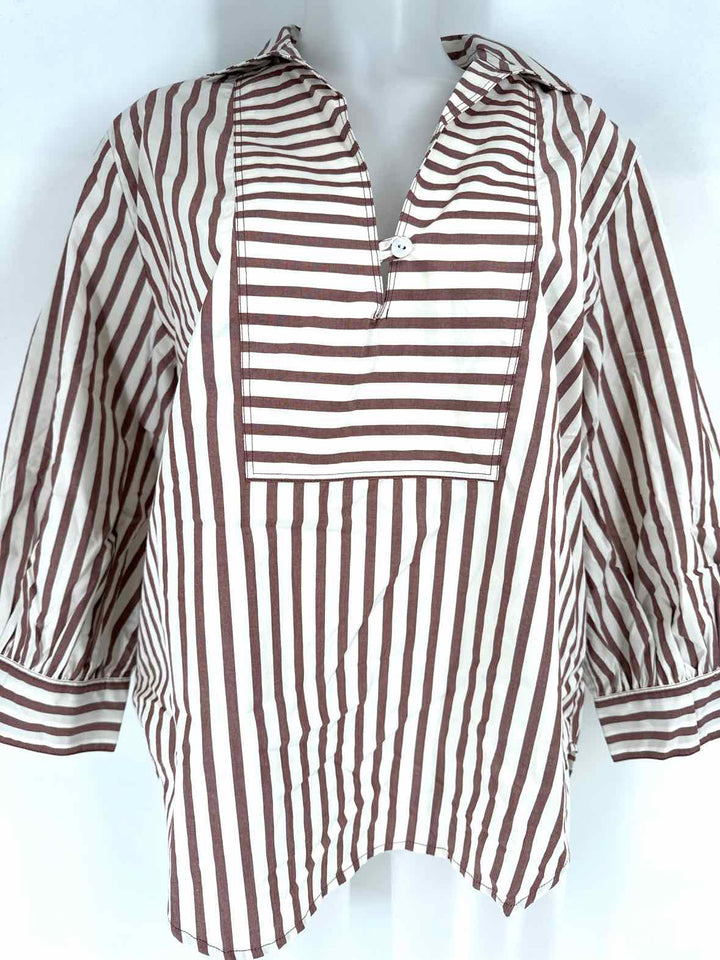 Size M NATION Brown Shirt