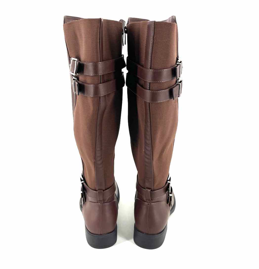 Shoe Size 9.5 Torrid Brown Faux Leather Boots