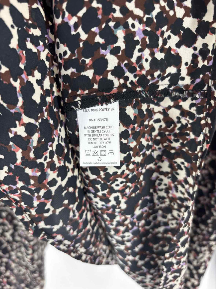 Size M EVEREVE Black Print Shirt
