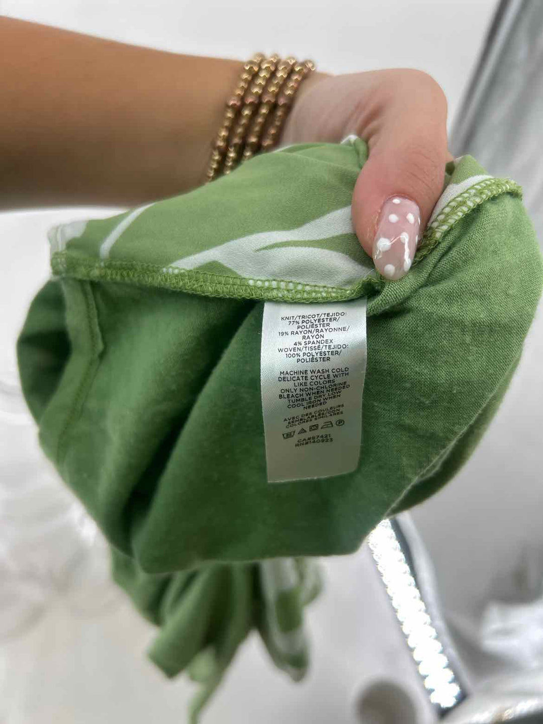 Size L LOFT Green Shirt