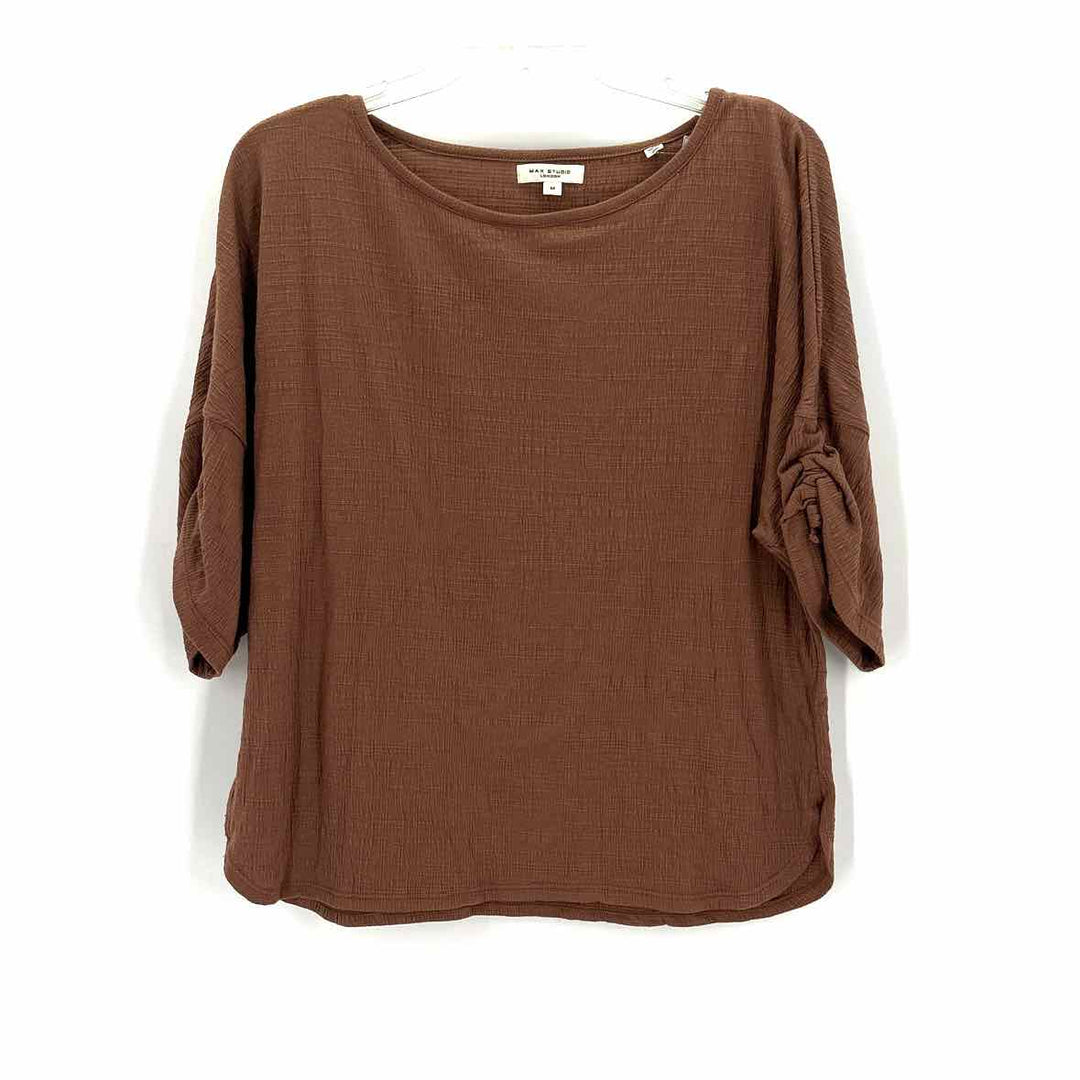 Size M MAX STUDIO Brown Shirt