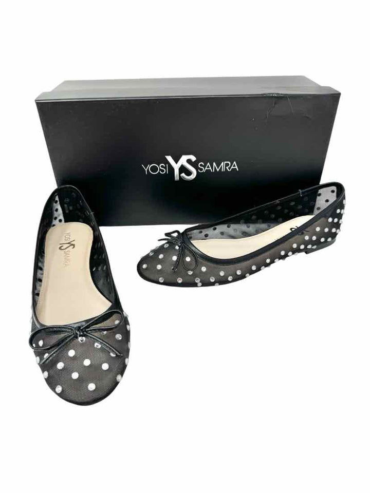 Shoe Size 7 YOSI SAMRA Black Flats