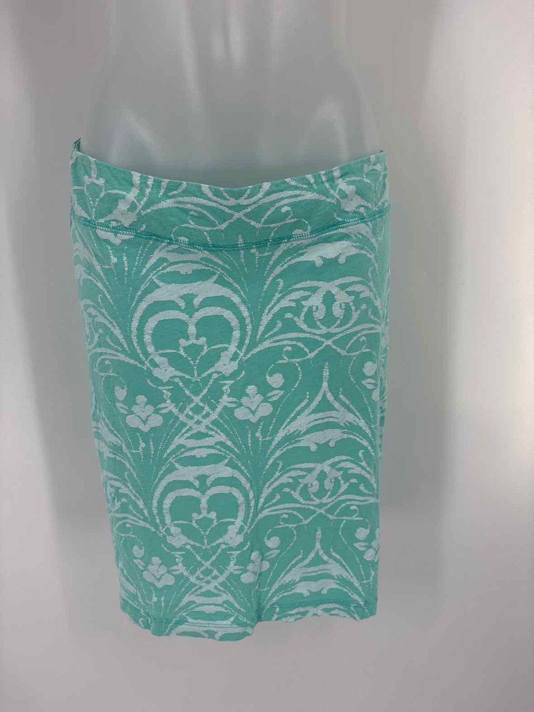 Size M FRESH PRODUCE Green Print Skirt