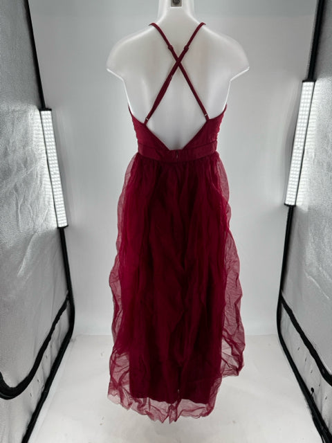 Size M Burgundy Dress