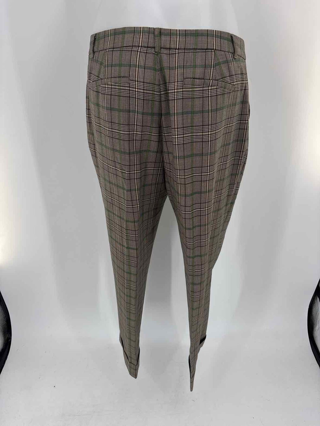 Size 8 Brooks Brothers Brown Print Pants
