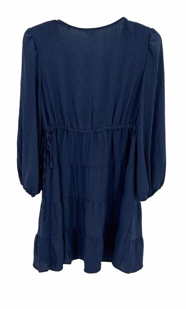 Size L MAX STUDIO Navy Dress