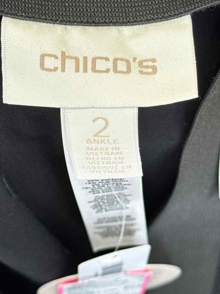 Size L Chico's Black Pants