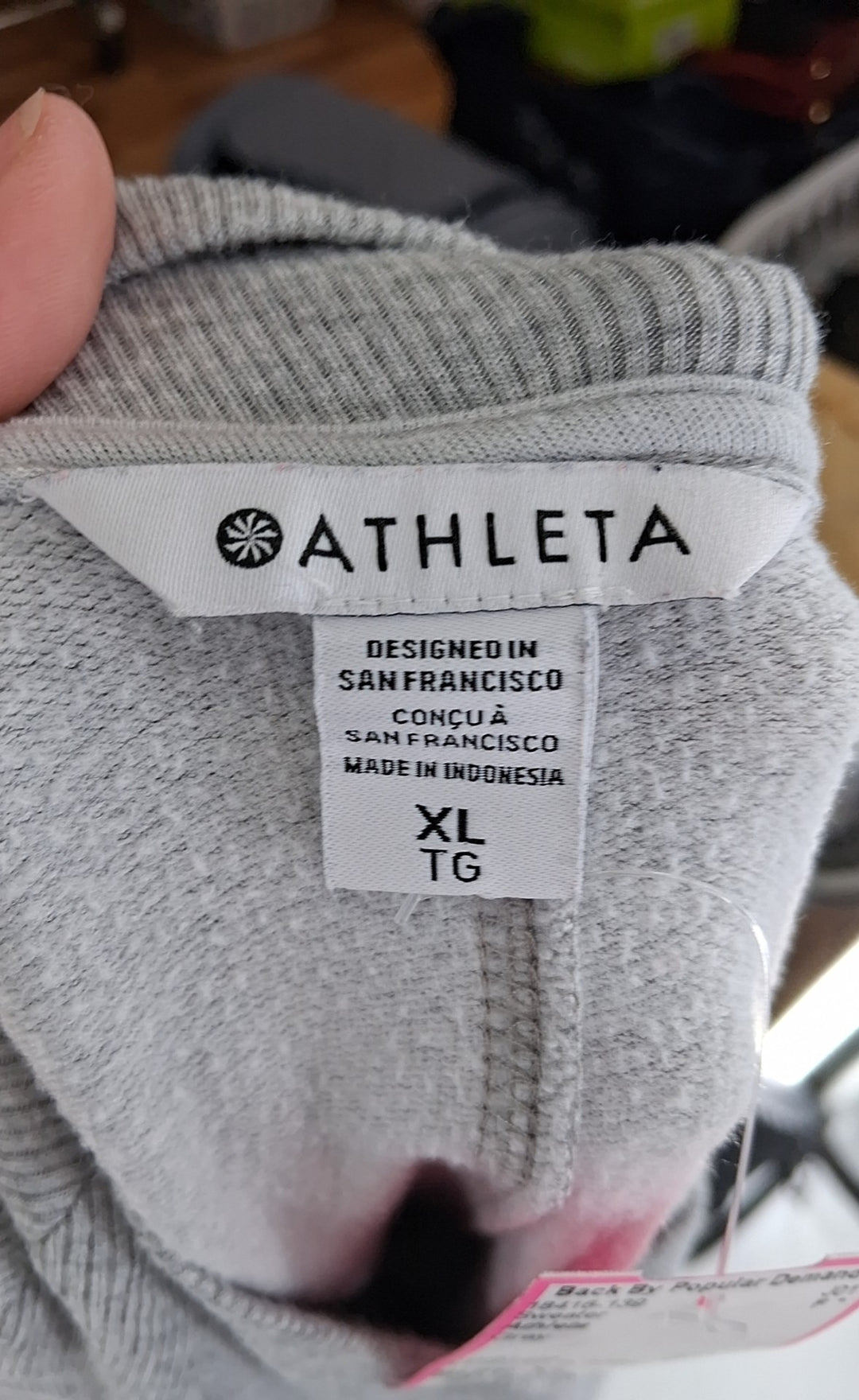Size XL Athleta Gray Sweater