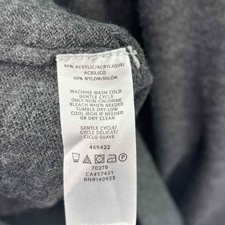 Size L LOFT Charcoal Knit Sweater