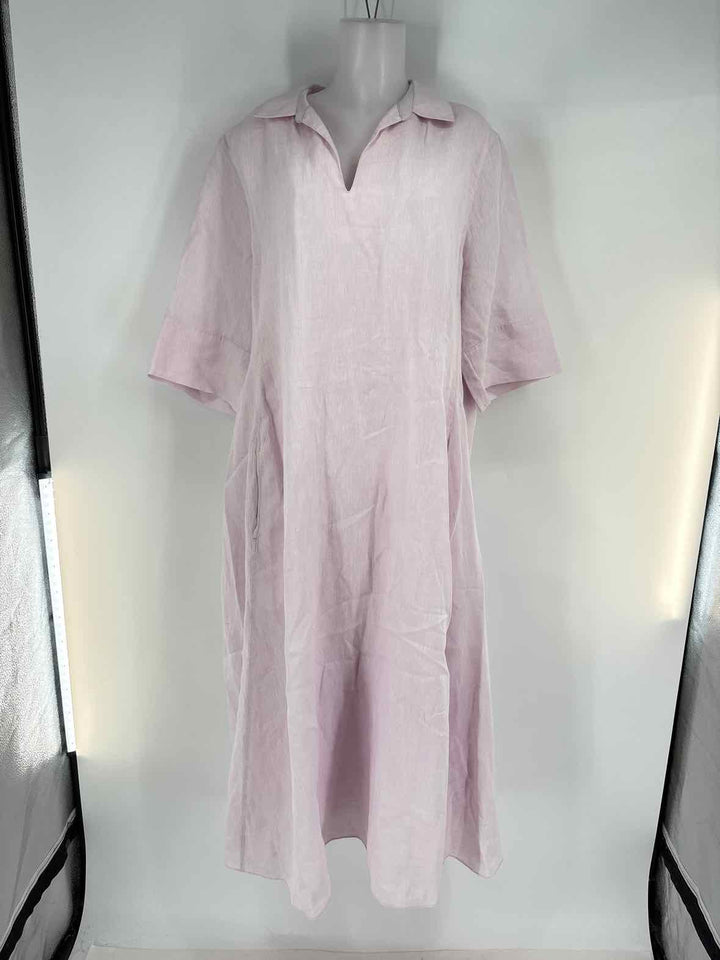 Size XL LAFAYETTE Pink Linen Dress