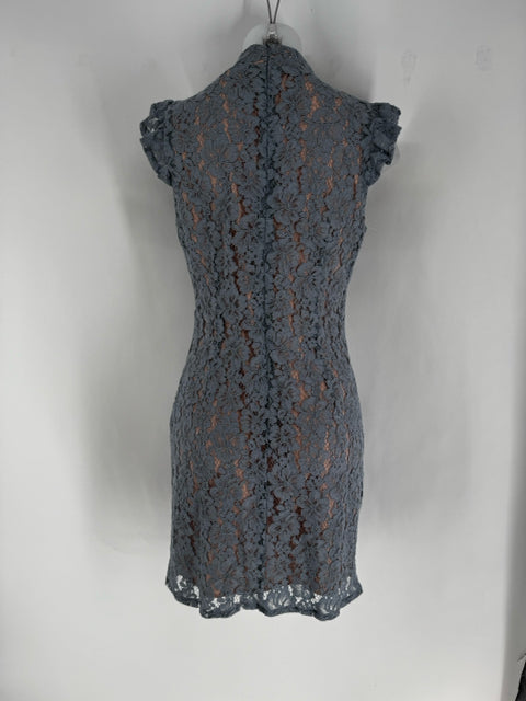 Size 10 TAHARI Blue Lace Dress