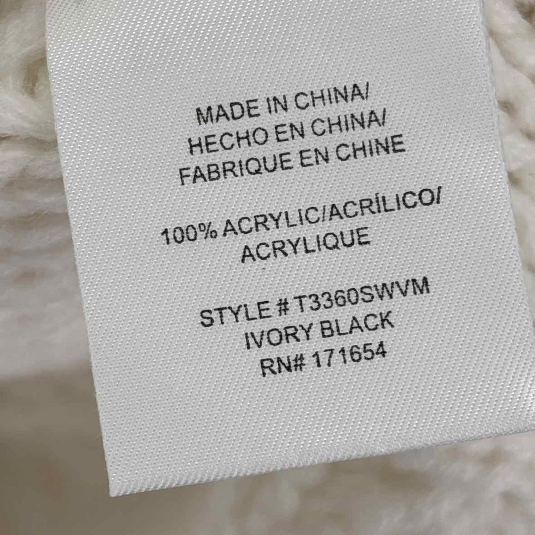 Size S White Knit Sweater