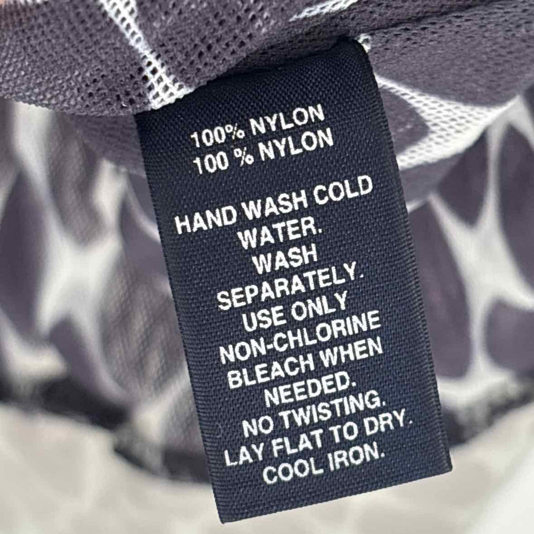 Size S SAKS FIFTH AVENUE Black Print Shirt