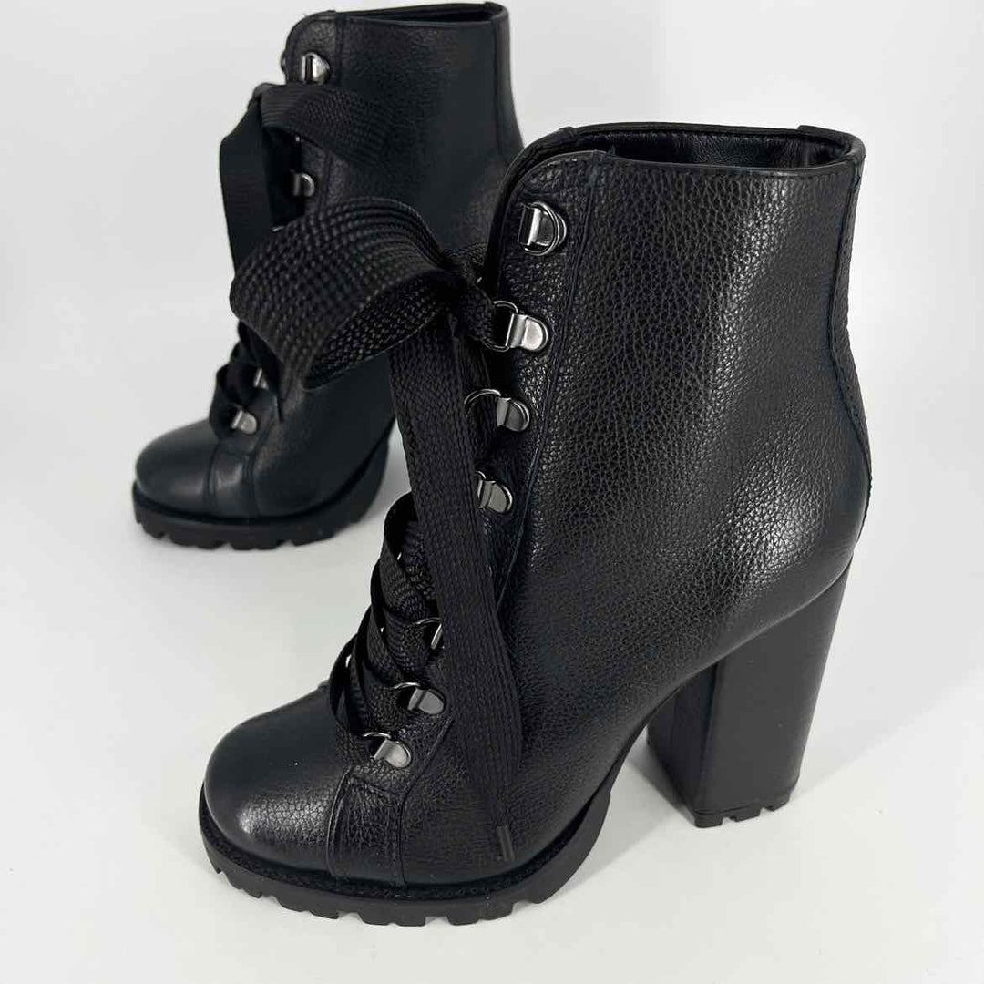 Shoe Size 6.5 SCHUTZ Black Leather Luxury - Boots