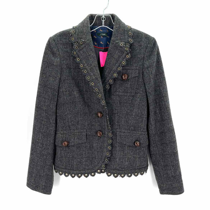 Size M J Crew Gray Blazer
