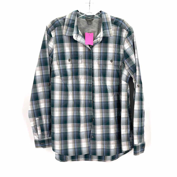 Size L EDDIE BAUER Green Shirt
