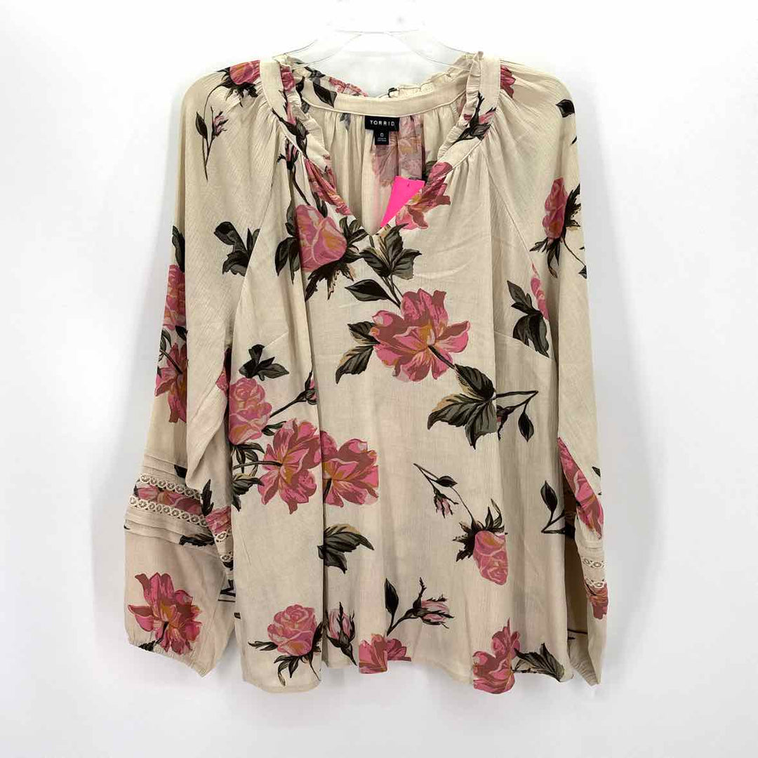 Size 0 Torrid Beige Shirt