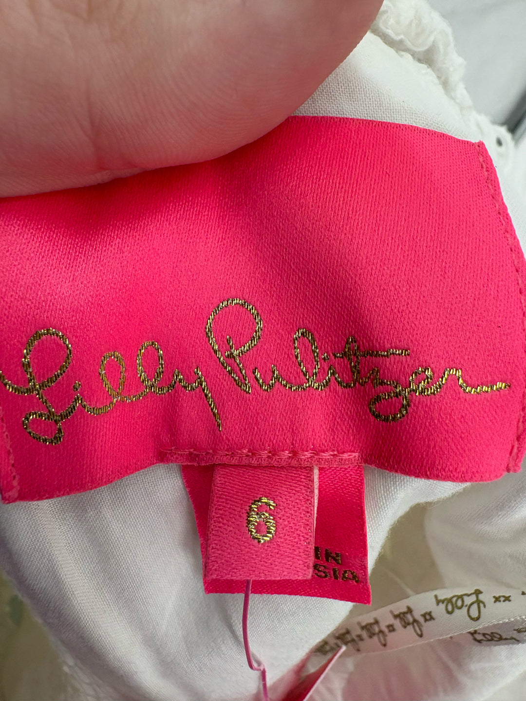 Size 6 Lilly Pulitzer White Dress