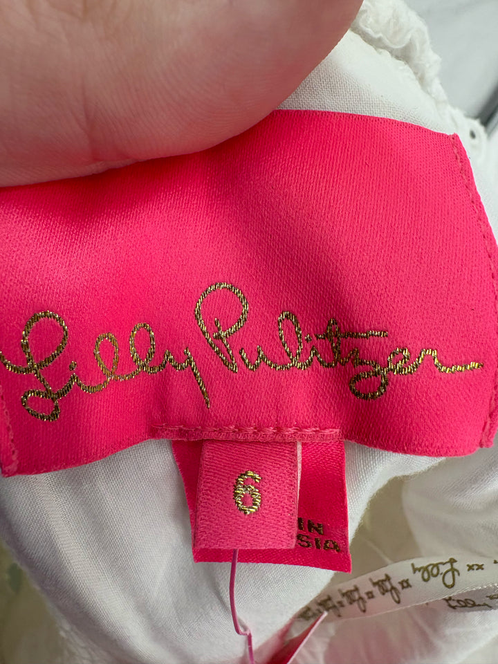 Size 6 Lilly Pulitzer White Dress