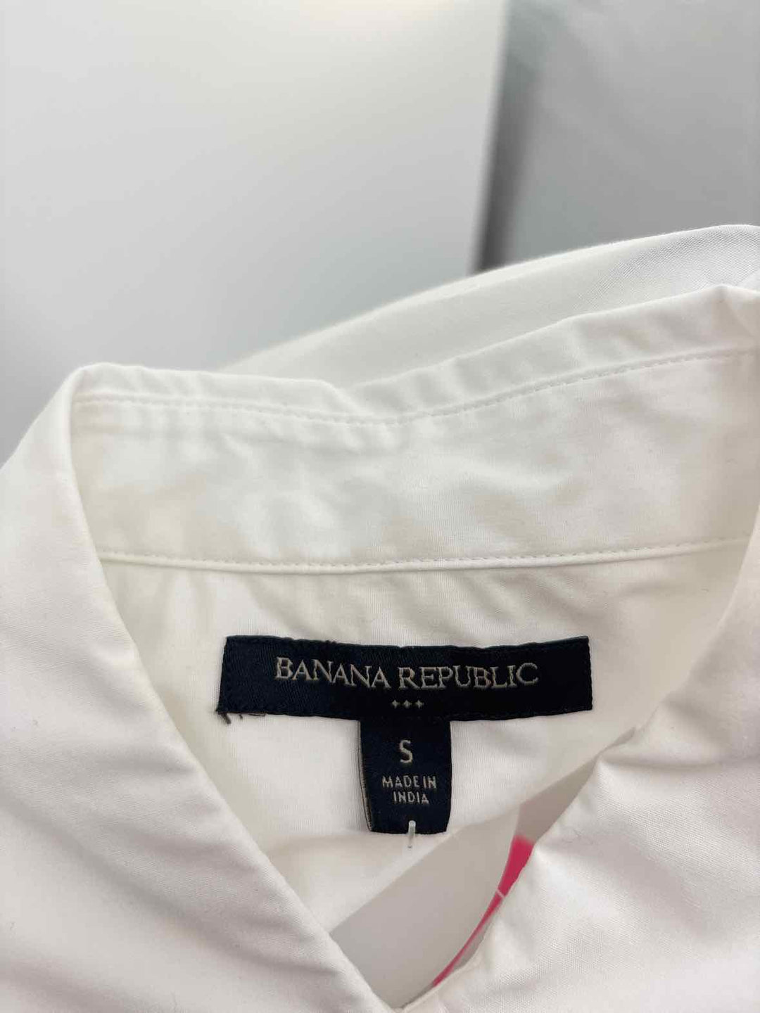 Size S Banana Republic White Cotton Shirt